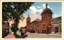 Convention Hall Saratoga Springs, NY Postcard Postcard