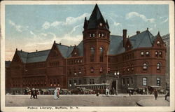 Public Library Buffalo, NY Postcard 