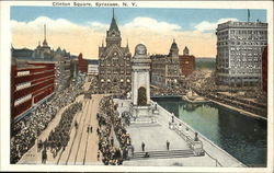 Clinton Sqaure Syracuse, NY Postcard Postcard
