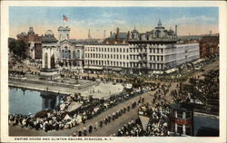 Empire House and Clinton Square Postcard