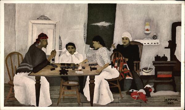 Domino Players by Horace Pippin Art