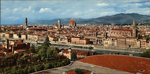 View of City Florence Italy