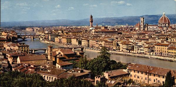 Panoramic View of City Florence Italy