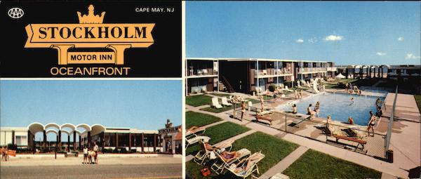 Stockholm Motor Inn Oceanfront Cape May New Jersey