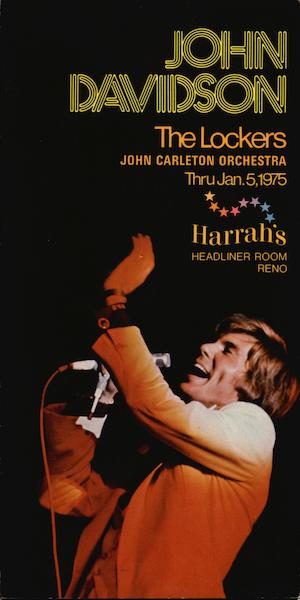 John Davidson, The Lockers, John Carleton Orchestra Reno Nevada