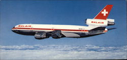 Balair DC-10-30 Aircraft Large Format Postcard Large Format Postcard