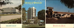 Home Federal Savings & Loan - 3 Branch Locations Hollywood, FL Large Format Postcard Large Format Postcard