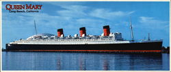 Queen Mary - "The Stateliest Ship" Large Format Postcard