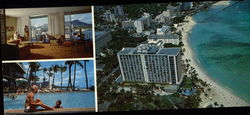 Waikiki Outrigger Hotel Large Format Postcard