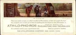 Ath-lo-pho-ros Searles' Remedy for Rheumatism and Neuralgia Large Format Postcard