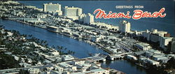 Greetings from Miami Beach Large Format Postcard