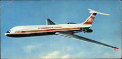 Czechoslovak Airlines Large Format Postcard
