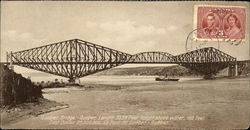 Quebed Bridge Quebec City, QC Canada Postcard Postcard