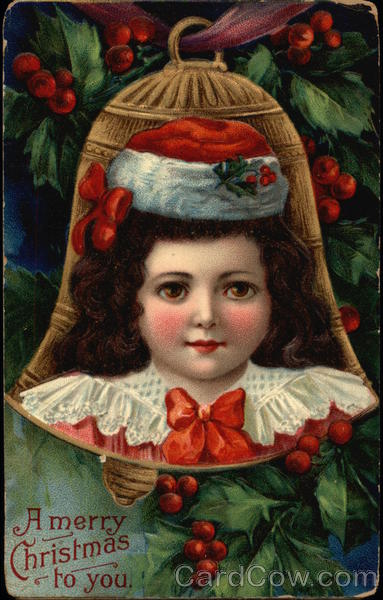 A Merry Christmas to You - Face in Bell Children
