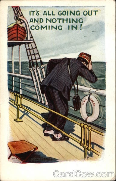 It's All Going Out and Nothing Coming In! Comic, Funny