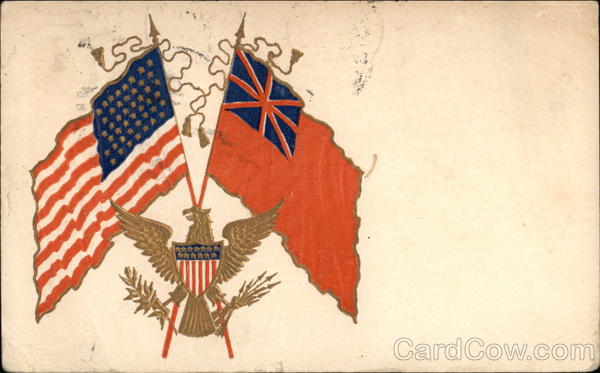 US & Australian Flags Patriotic