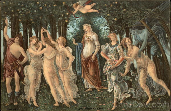 La Primavera by Sandro Botticelli - (Allegory of Spring)