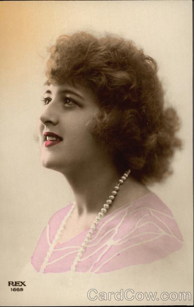 Woman, Tinted Art Deco