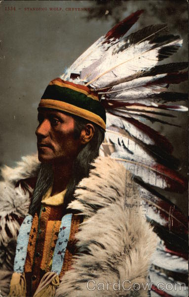 Standing Wolf, Cheyenne Native Americana