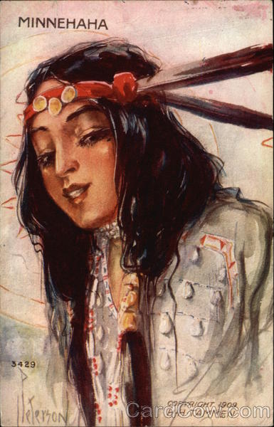 Minnehaha by HH Tammen - 1909 Native Americana