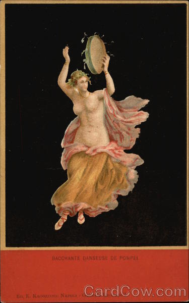 Bacchante danseuse de pompei Art