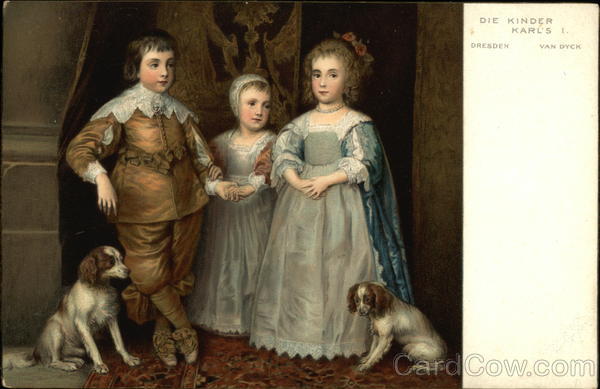 Die Kinder Karl's I, Dresden, Van Dyck Art