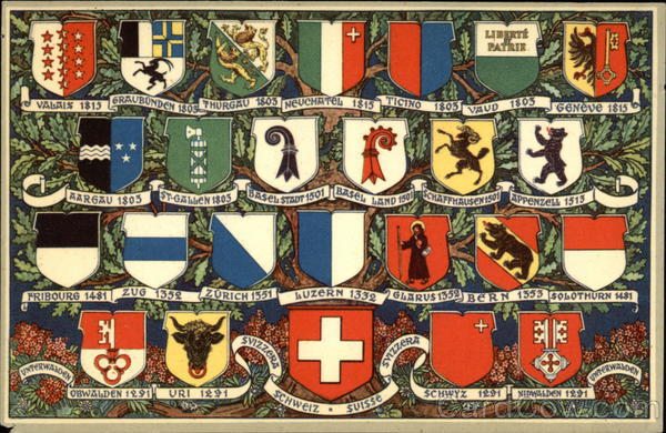 Coats of Arms of Switzerland