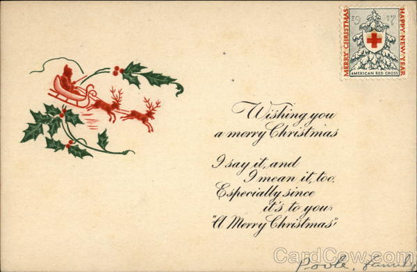 Wishing You a Merry Christmas