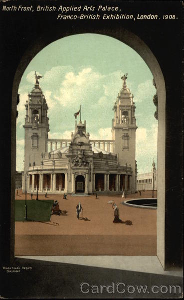 North Front, British Applied Arts Palace, Franco-British Exhibition, London, 1908