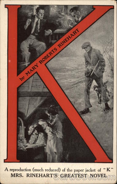 K, by Mary Roberts Rinehart Advertising