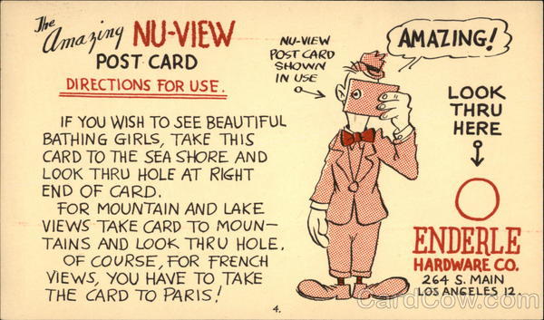 Enderle Hardware Co. Los Angeles California Advertising