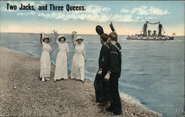 Two Jacks, and Three Queens Military