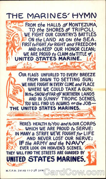 The Marines' Hymn Lyrics Songs & Lyrics