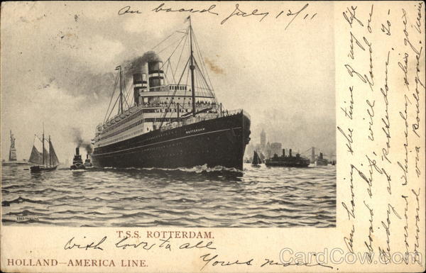 TSS Rotterdam - Holland America Line Steamers