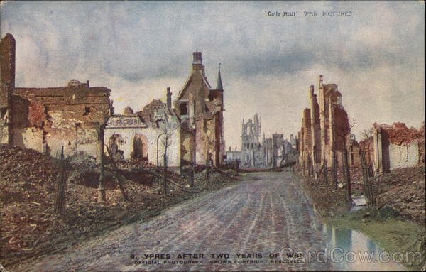 Ypres After Two Years of War Military