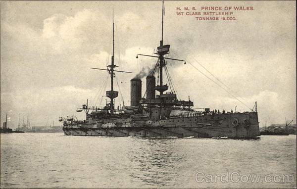 H.M.S. Prince of Wales Boats, Ships