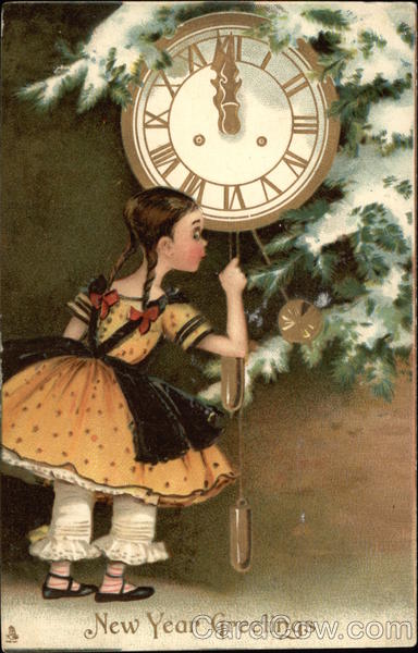 New Year Greetings Children