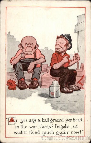 An' Yez Say a Ball Grazed Yer Head in the War Casey?