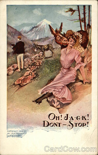 Oh! Jack! Don 't Stop! - Couple with Donkeys Couples