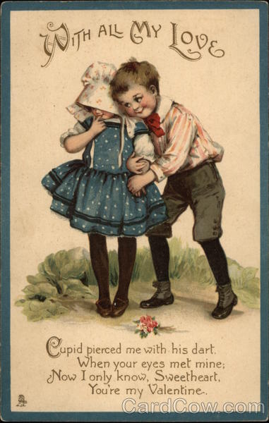 With All My Love on Valentine's Day Children