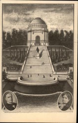 McKinley Monument - Novelty Cutlery Co. Postcard