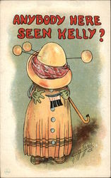Anybody Here Seen Kelly? Comic, Funny Postcard Postcard