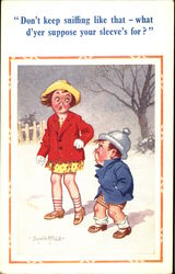 Don't Keep Sniffling Like That - What D'yer Suppose Your Sleeve's For? Postcard