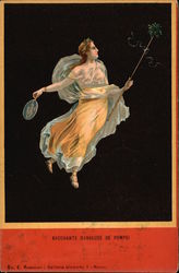 Bacchante Danseuse de Pompei Postcard