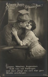 Schwartze Augen Schwarzes Haar! Postcard