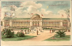 Official Souvenir World's Fair-St. Louis 1904 Postcard