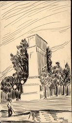 Monument, Tidal Basin  Postcard