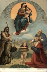 Madonna di Foligno by Raphael Postcard