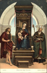 The Ansidei Madonna by Raphael Postcard