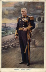 Admiral Lord Fisher, First Sea Lord of the Admiralty Navy Postcard Postcard